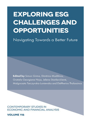 cover image of Exploring ESG Challenges and Opportunities